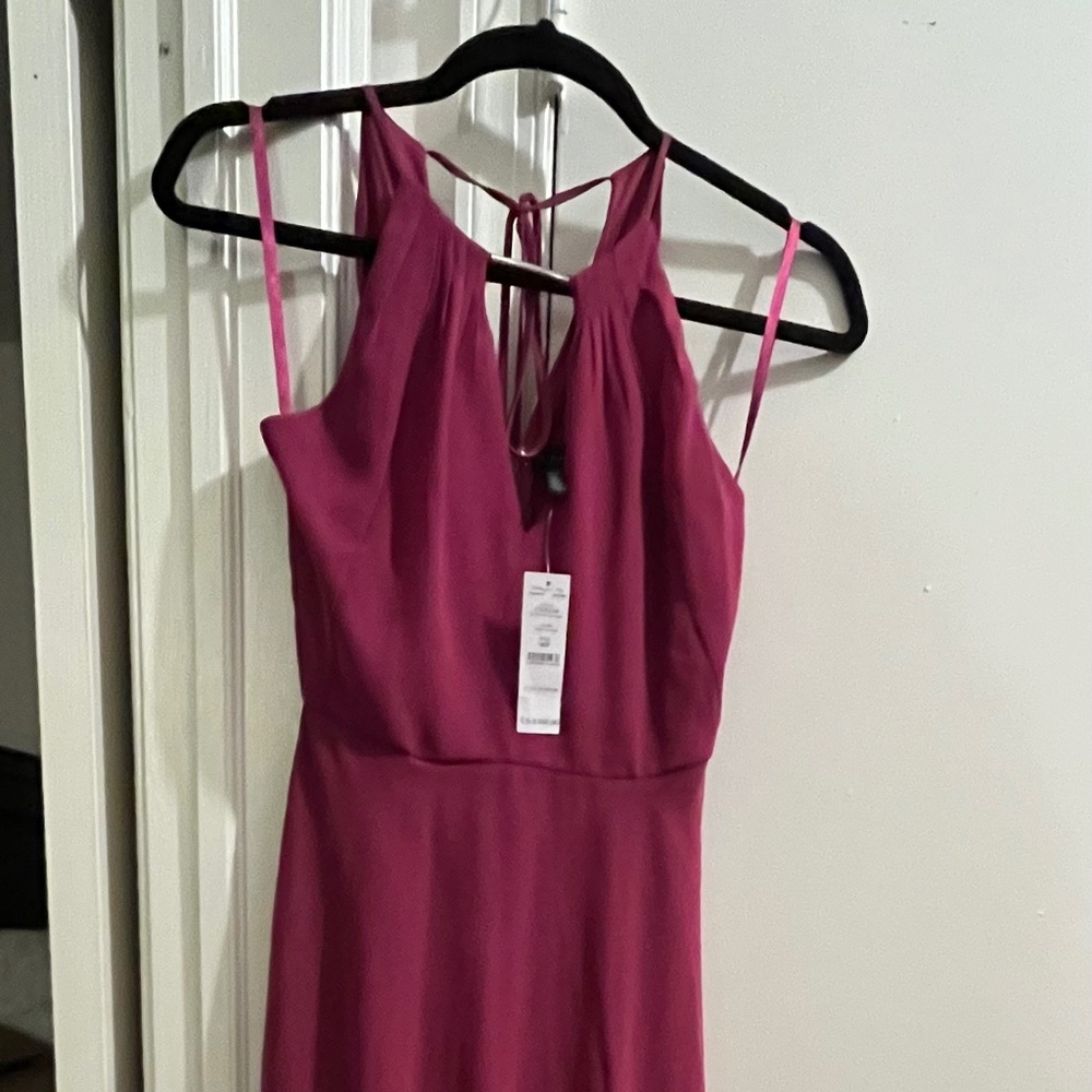 White House Black Market- NWT Beautiful Water Lily maxi dress